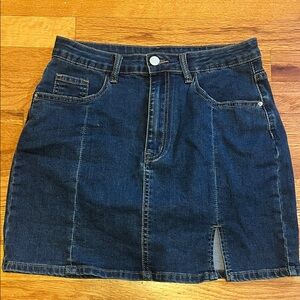 Cider denim skirt